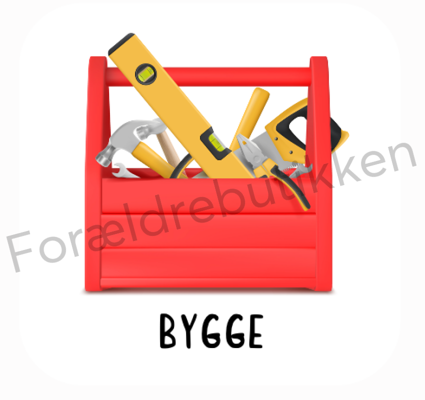 forældrebutikkens bygge piktogram