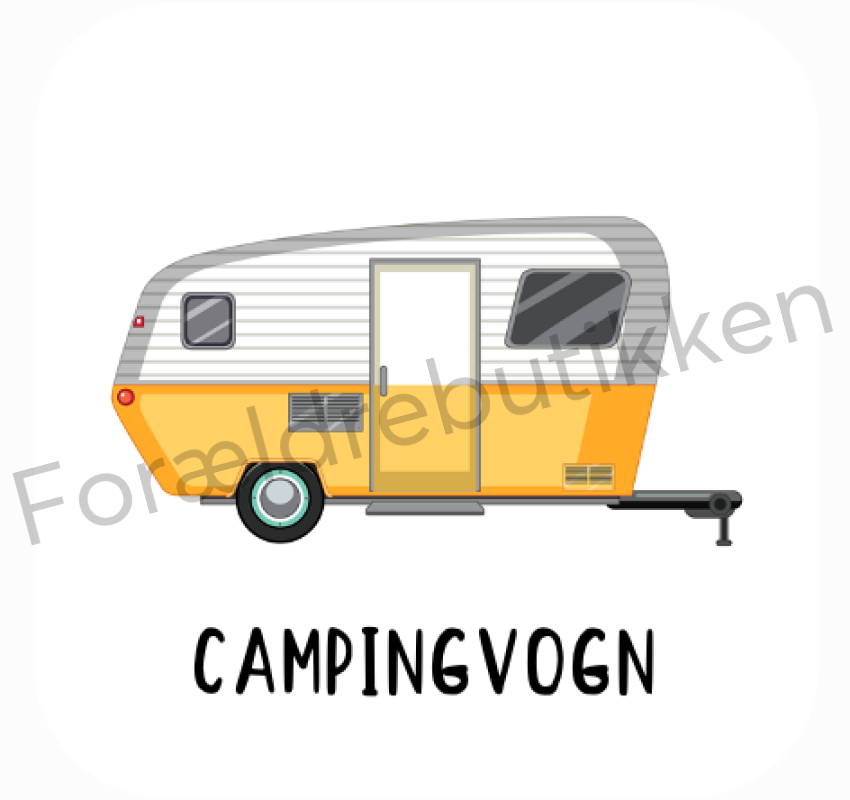 Piktogram Brik - Campingvogn Pædagogisk Legetøj