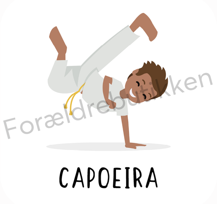 Piktogram - Capoeira Pædagogisk legetøj