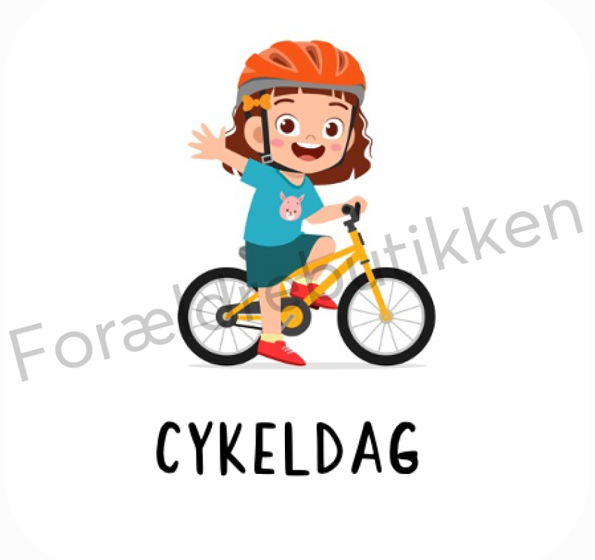 Piktogram Brik - Cykeldag Pædagogisk Legetøj