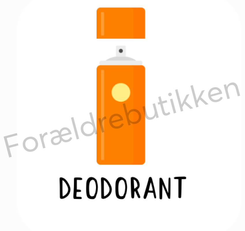Piktogram - Deodorant (Orange) Pædagogisk legetøj