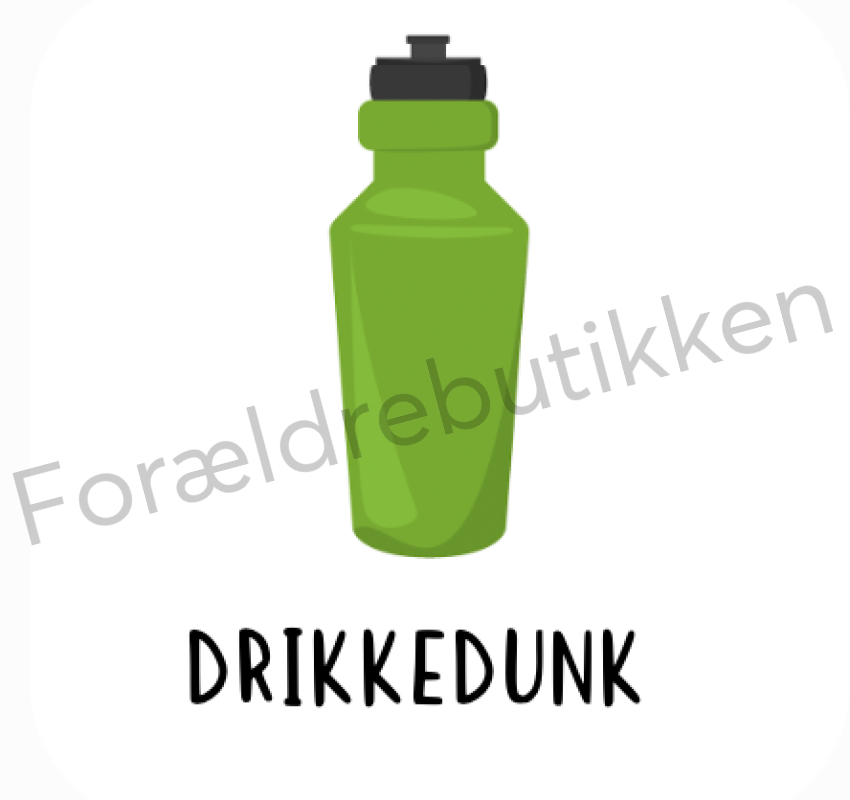Piktogram - Drikkedunk Pædagogisk legetøj