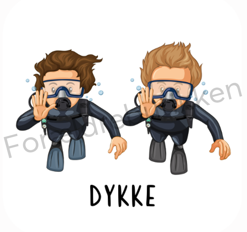 Piktogram Brik - Dykke Pædagogisk Legetøj