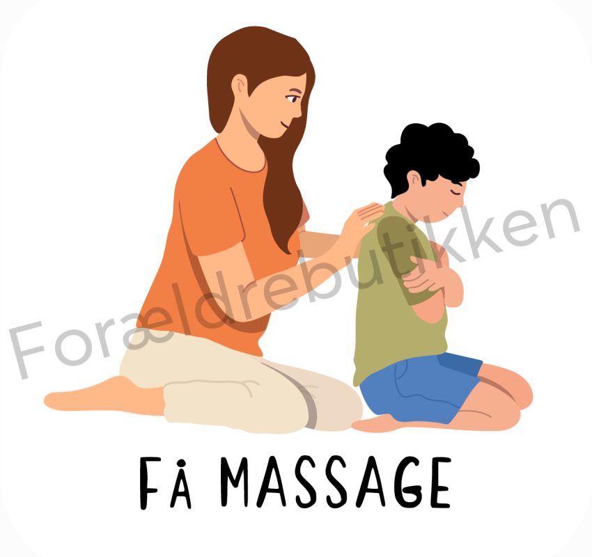Piktogram Få massage Pædagogisk legetøj