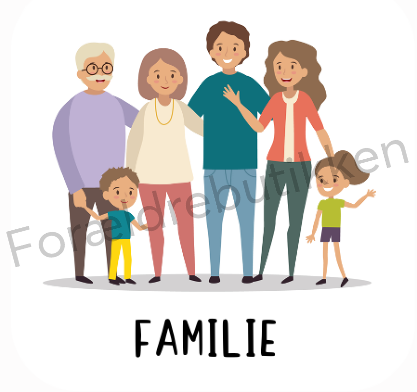 Piktogram Brik - Familie Pædagogisk Legetøj