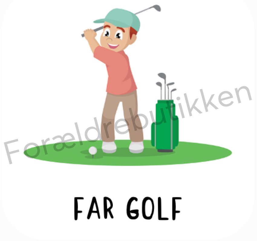 Piktogram - Far Golf Pædagogisk Legetøj