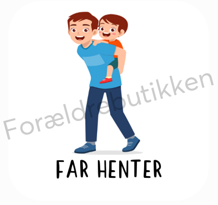Piktogram - Far Henter Pædagogisk Legetøj
