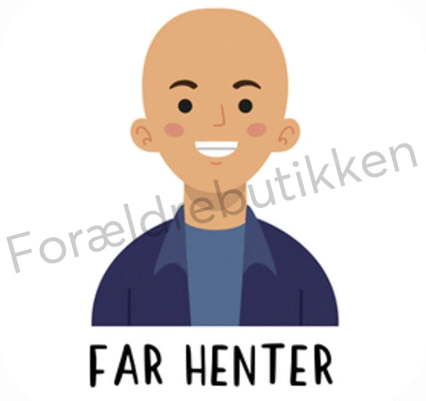 piktogrambrik - skaldet mand