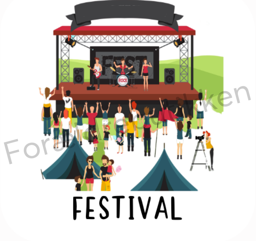 piktogrammet festival