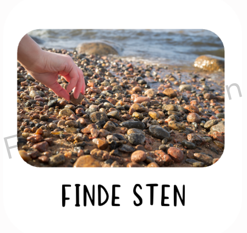 Piktogram Brik- Finde Sten Pædagogisk Legetøj