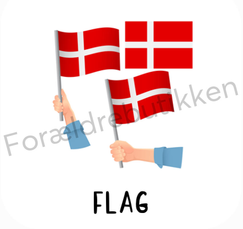 Piktogram Brik - Flag Pædagogisk Legetøj