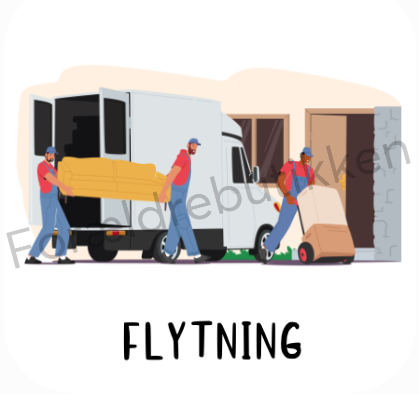 Piktogram - Flytning Pædagogisk legetøj