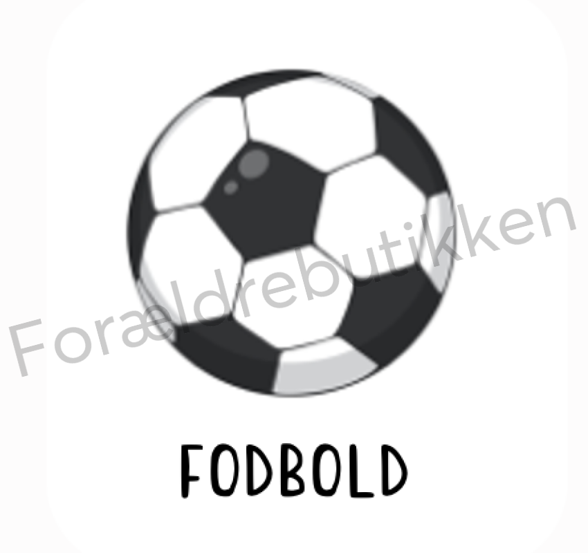 Piktogram - Fodbold Pædagogisk legetøj