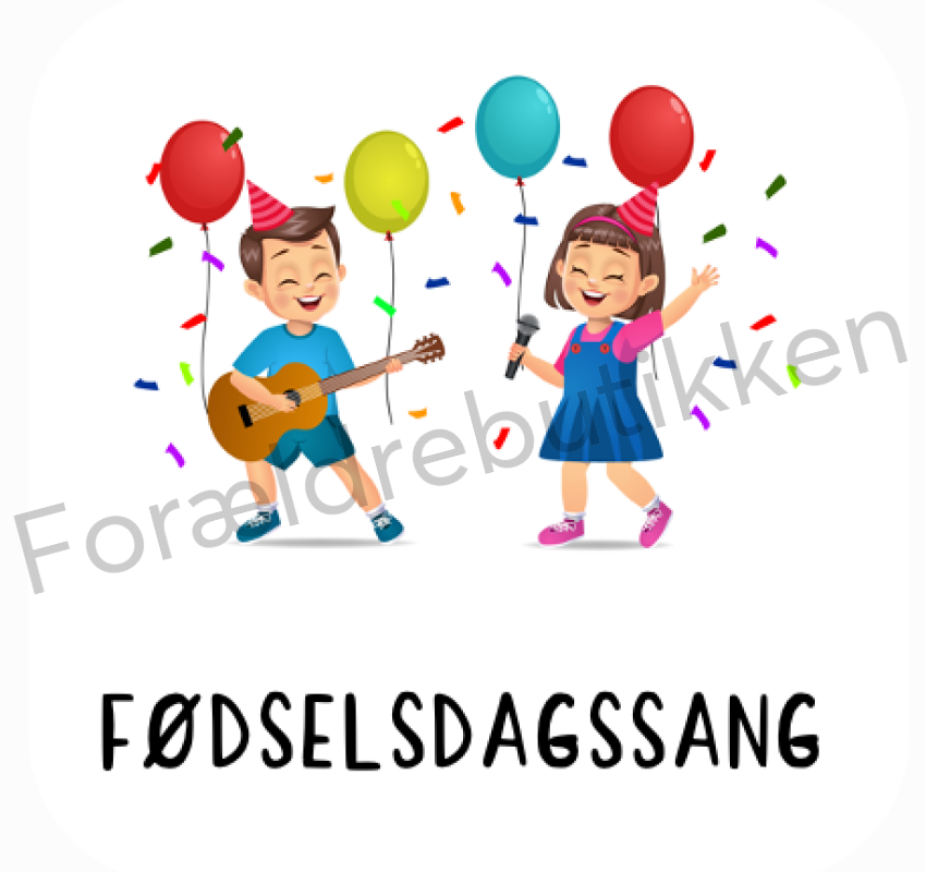 Piktogram Brik - Fødselsdagssang Pædagogisk Legetøj