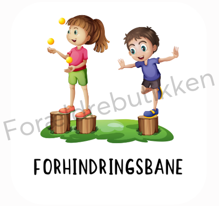 Piktogram Brik - Forhindringsbane Pædagogisk Legetøj