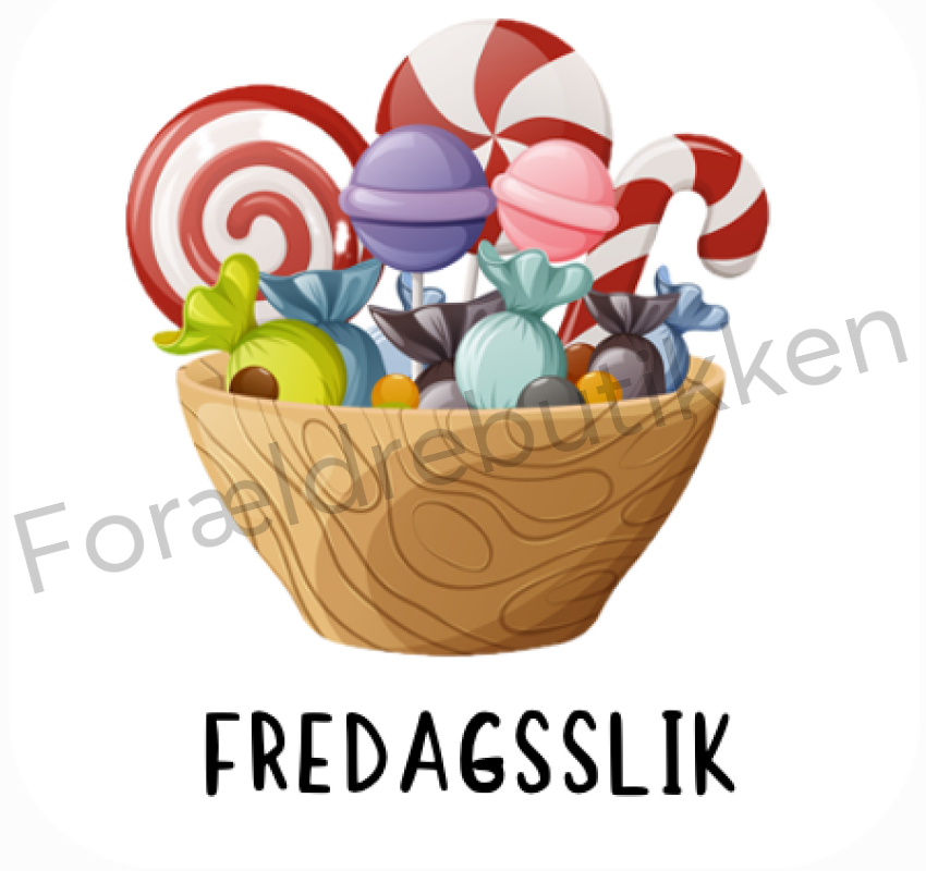 Piktogram Brik - Fredagsslik Pædagogisk Legetøj