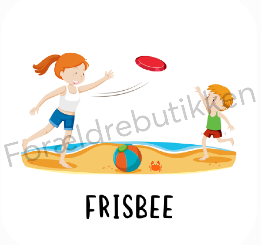 Piktogram Brik- Frisbee Pædagogisk Legetøj