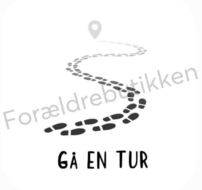 Piktogram - Gå en tur Pædagogisk legetøj