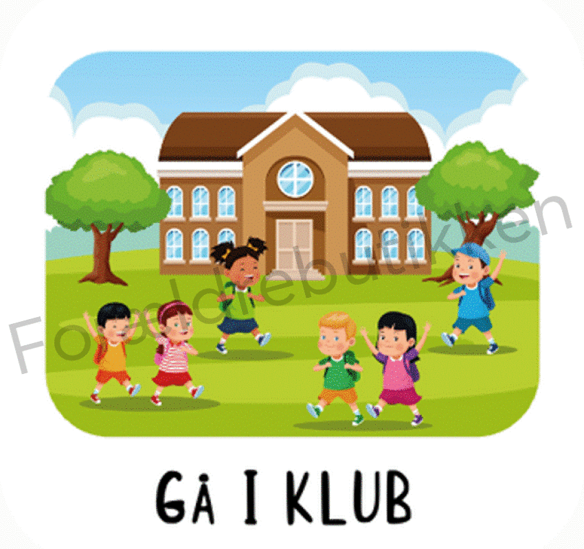 piktogrambrik - klub og børn