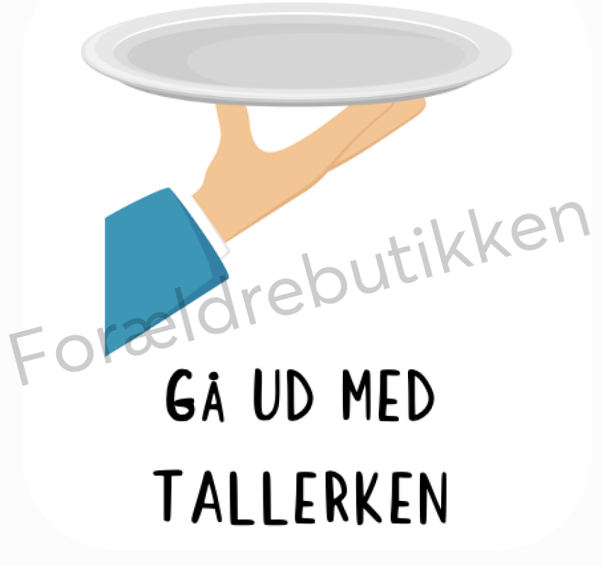 Piktogram - Gå ud med tallerken Pædagogisk legetøj
