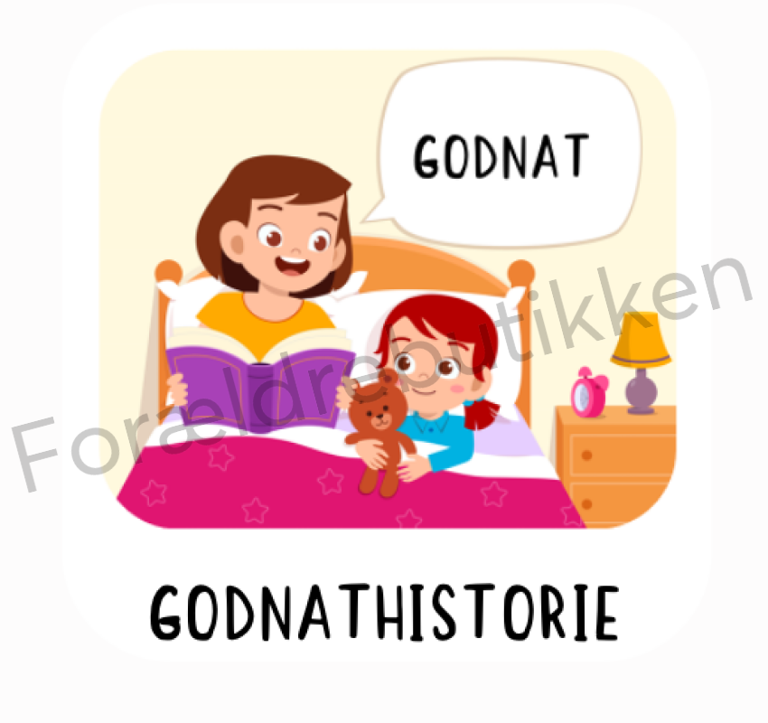 Piktogram Brik - Godnathistorie Pædagogisk Legetøj