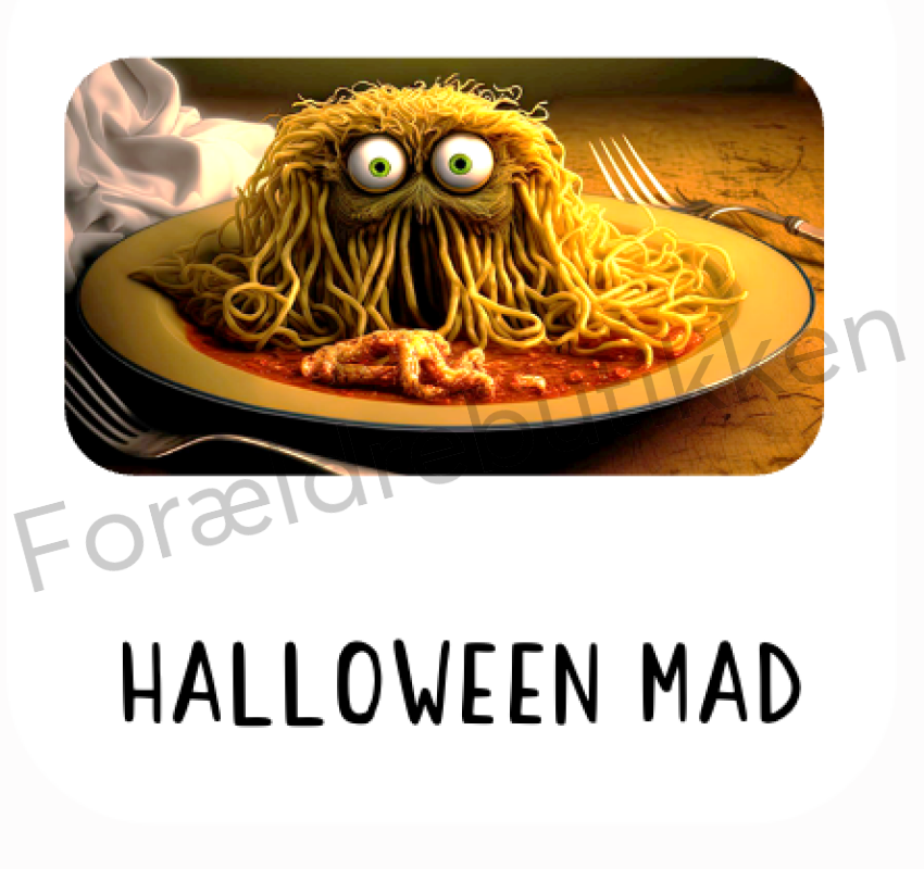 Piktogram Brik - Halloween Mad Pædagogisk Legetøj