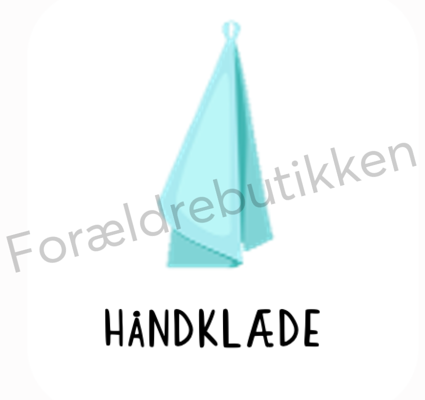 Piktogram - Håndklæde Pædagogisk legetøj