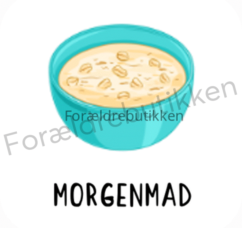 piktogrambrik - en skål havegryn