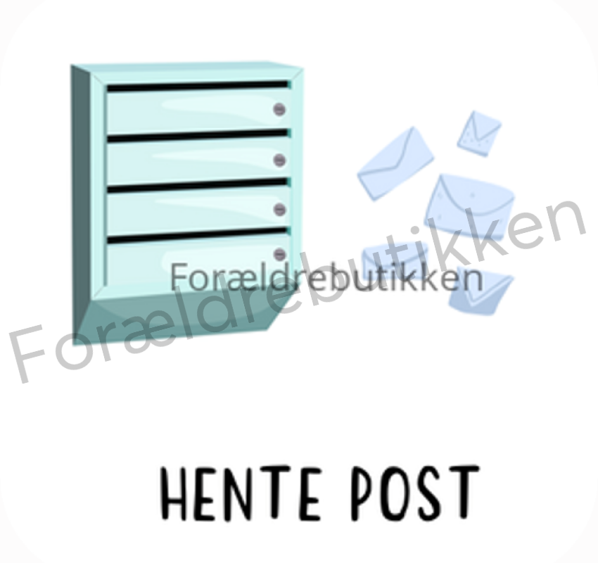 Piktogram Brik - Hente Post Pædagogisk Legetøj
