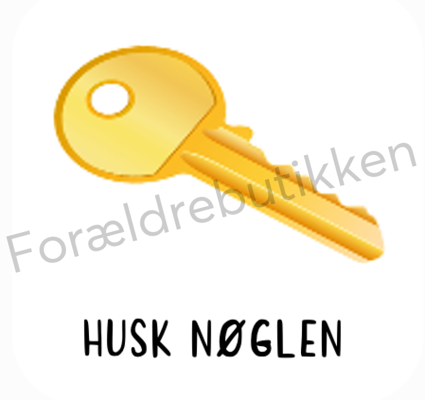 Piktogram Brik - Husk Nøglen Pædagogisk Legetøj