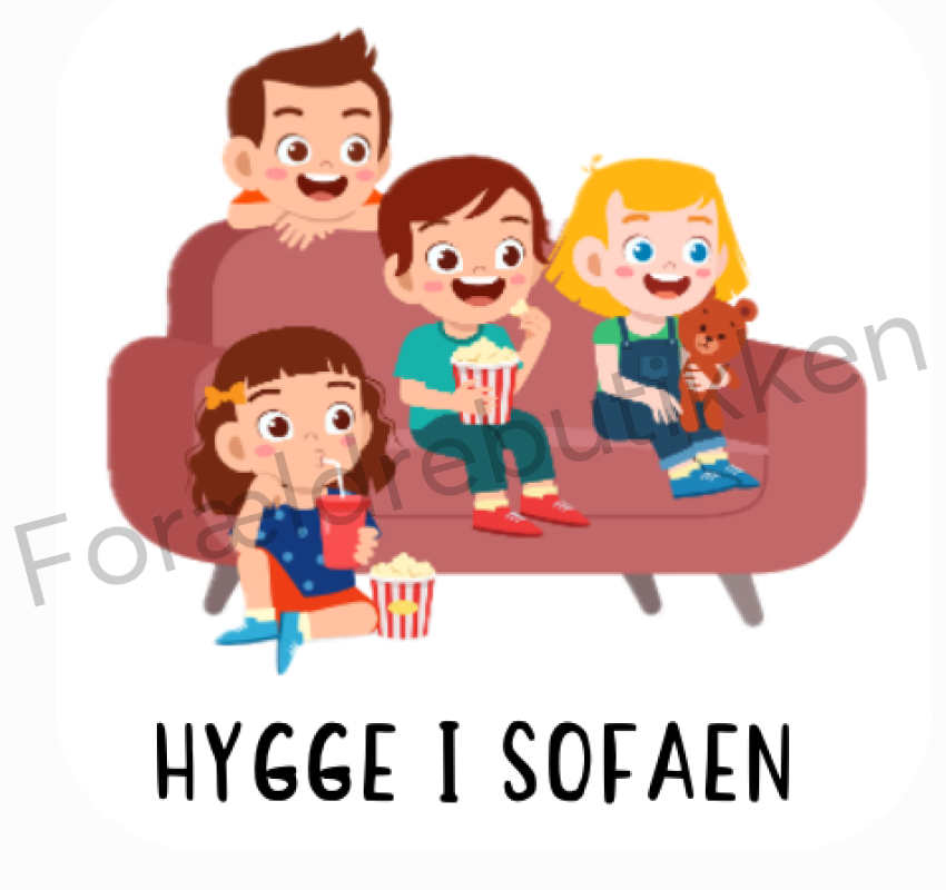 Piktogram Brik - Hygge I Sofaen Pædagogisk Legetøj