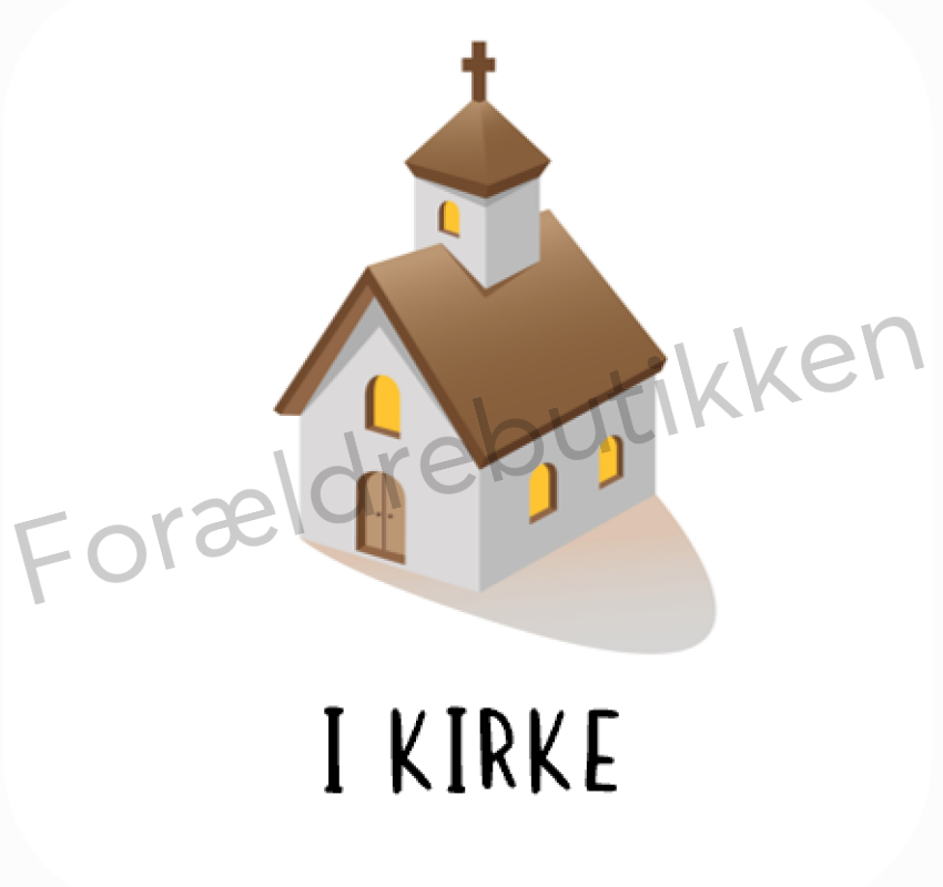 Piktogram Brik - I Kirke Pædagogisk Legetøj