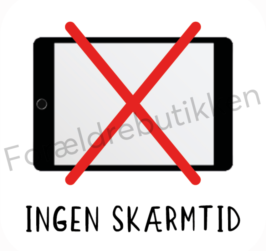 Piktogram Brik - Ingen Skærmtid Pædagogisk Legetøj