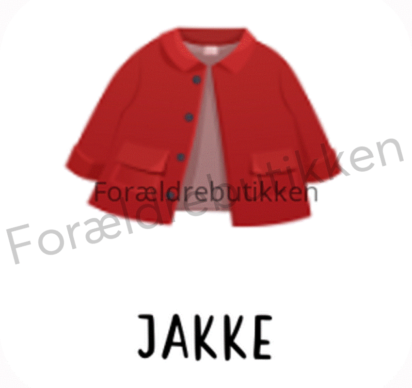 piktogrambrik - rød jakke