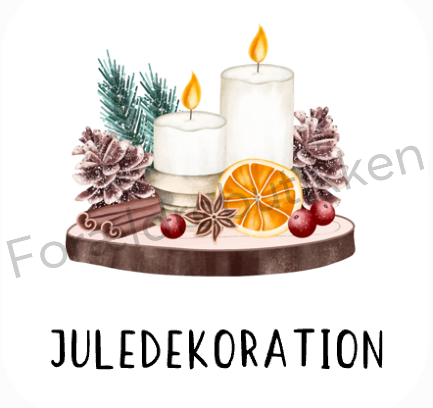 Piktogram Brik - Juledekoration Pædagogisk Legetøj