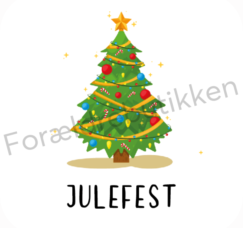 Piktogram - Julefest Pædagogisk Legetøj