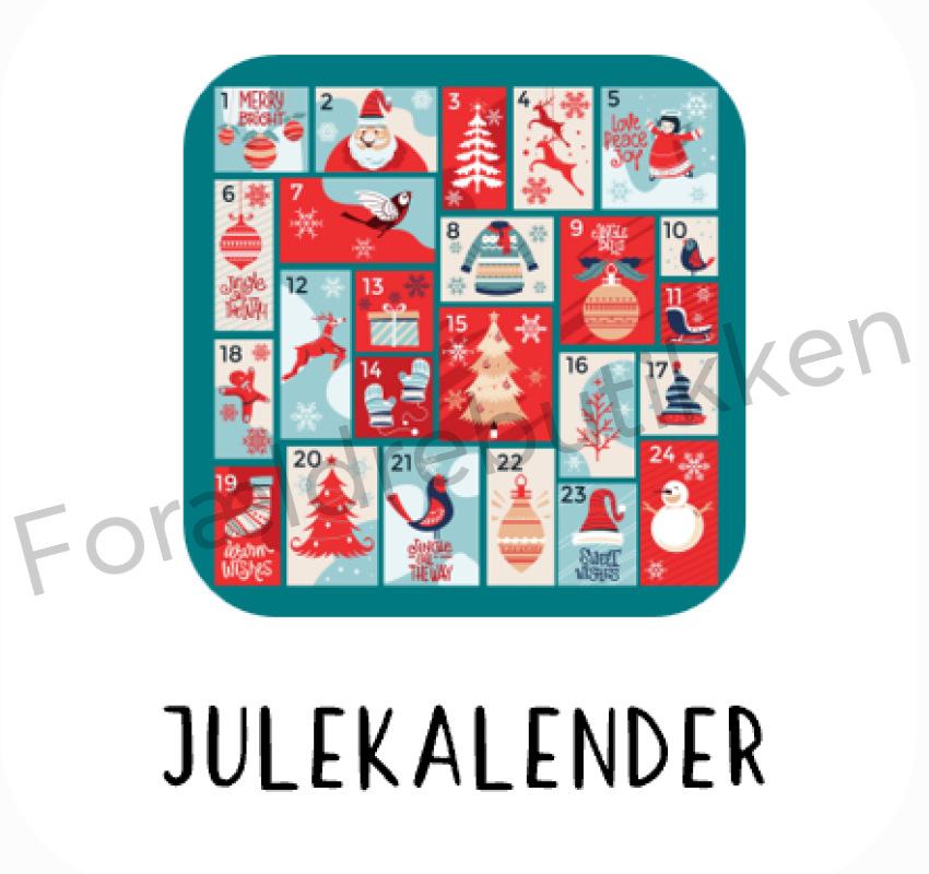 Piktogram Brik - Julekalender Pædagogisk Legetøj