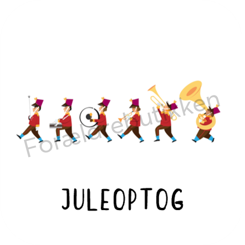 Piktogram Brik - Juleoptog Pædagogisk Legetøj