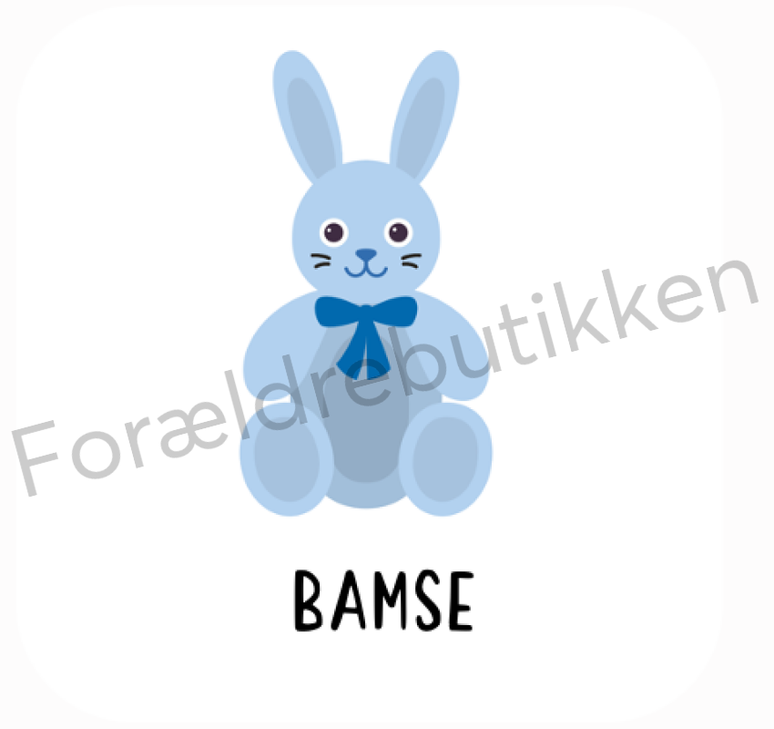 Piktogram Brik - Kaninbamse Pædagogisk Legetøj