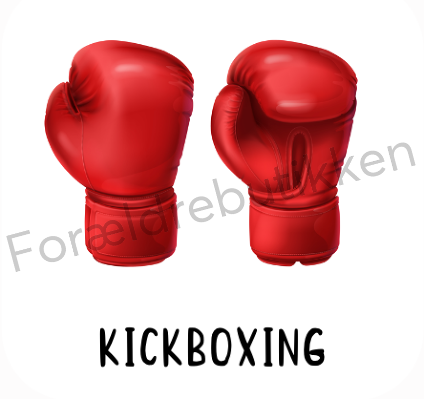 Piktogram - Kickboxing Pædagogisk Legetøj