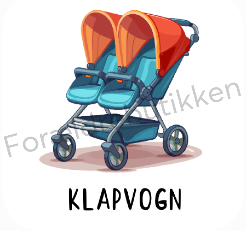 Piktogram Klapvogn Pædagogisk legetøj