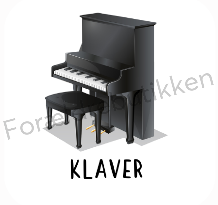 Piktogram - Klaver Pædagogisk legetøj