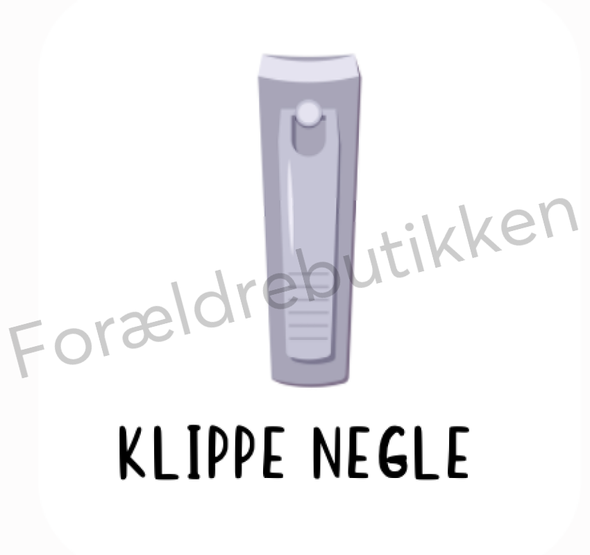 Piktogram Brik - Klippe Negle Pædagogisk Legetøj