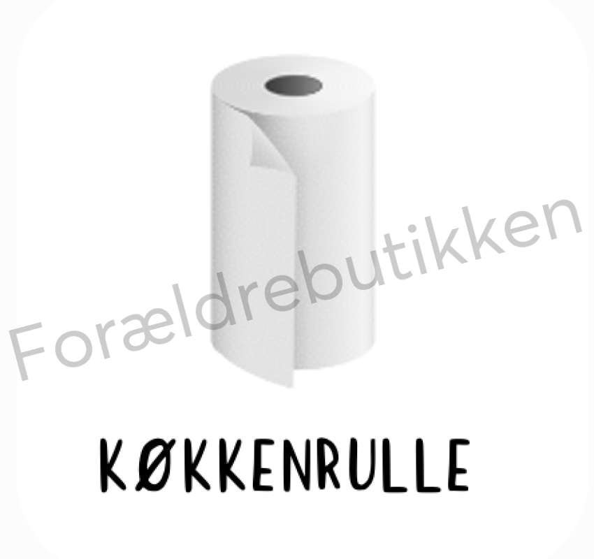 Piktogram - Køkkenrulle Pædagogisk legetøj