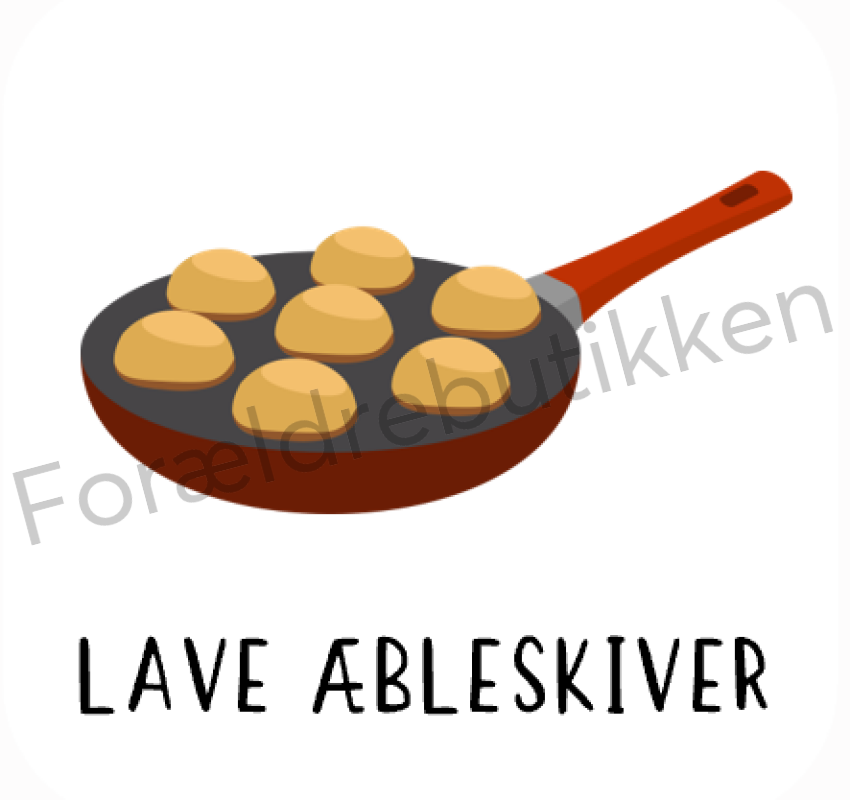Piktogram Brik - Lave Æbleskiver Pædagogisk Legetøj