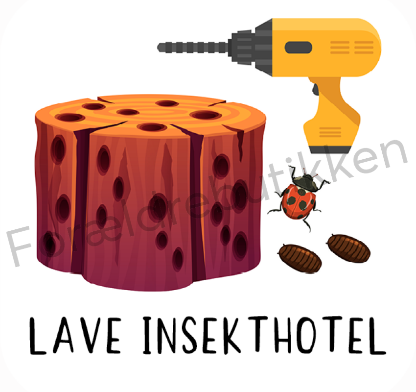 Piktogram Brik - Lave Insekthotel Pædagogisk Legetøj
