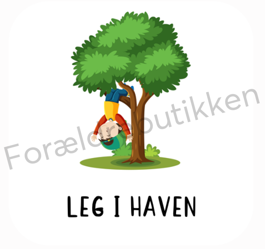Piktogram Brik - Leg I Haven Træ Pædagogisk Legetøj