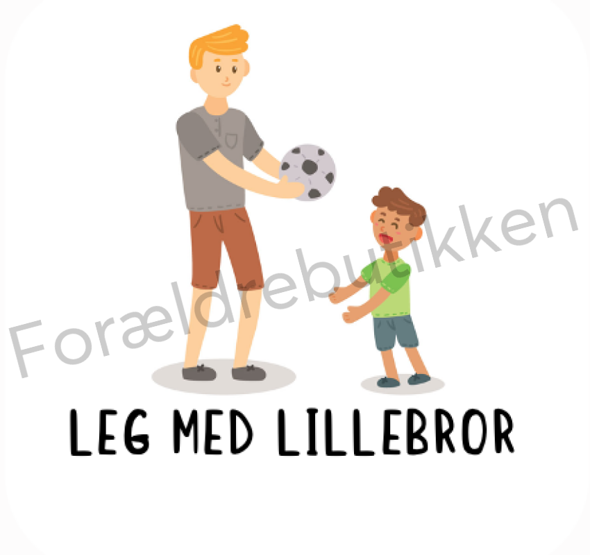 Piktogram Brik - Leg Med Lillebror Pædagogisk Legetøj
