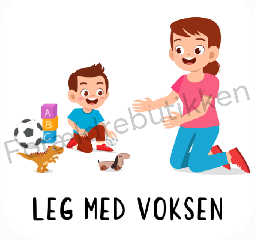 Piktogram Brik - Leg Med Voksen Pædagogisk Legetøj