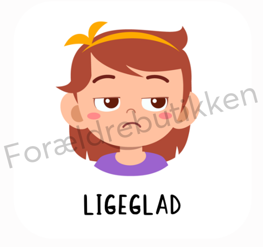 Piktogram Brik - Ligeglad Pige Pædagogisk Legetøj